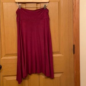 Sale!! Maitai Flowy Deep Pink Skirt! Very Stretchy